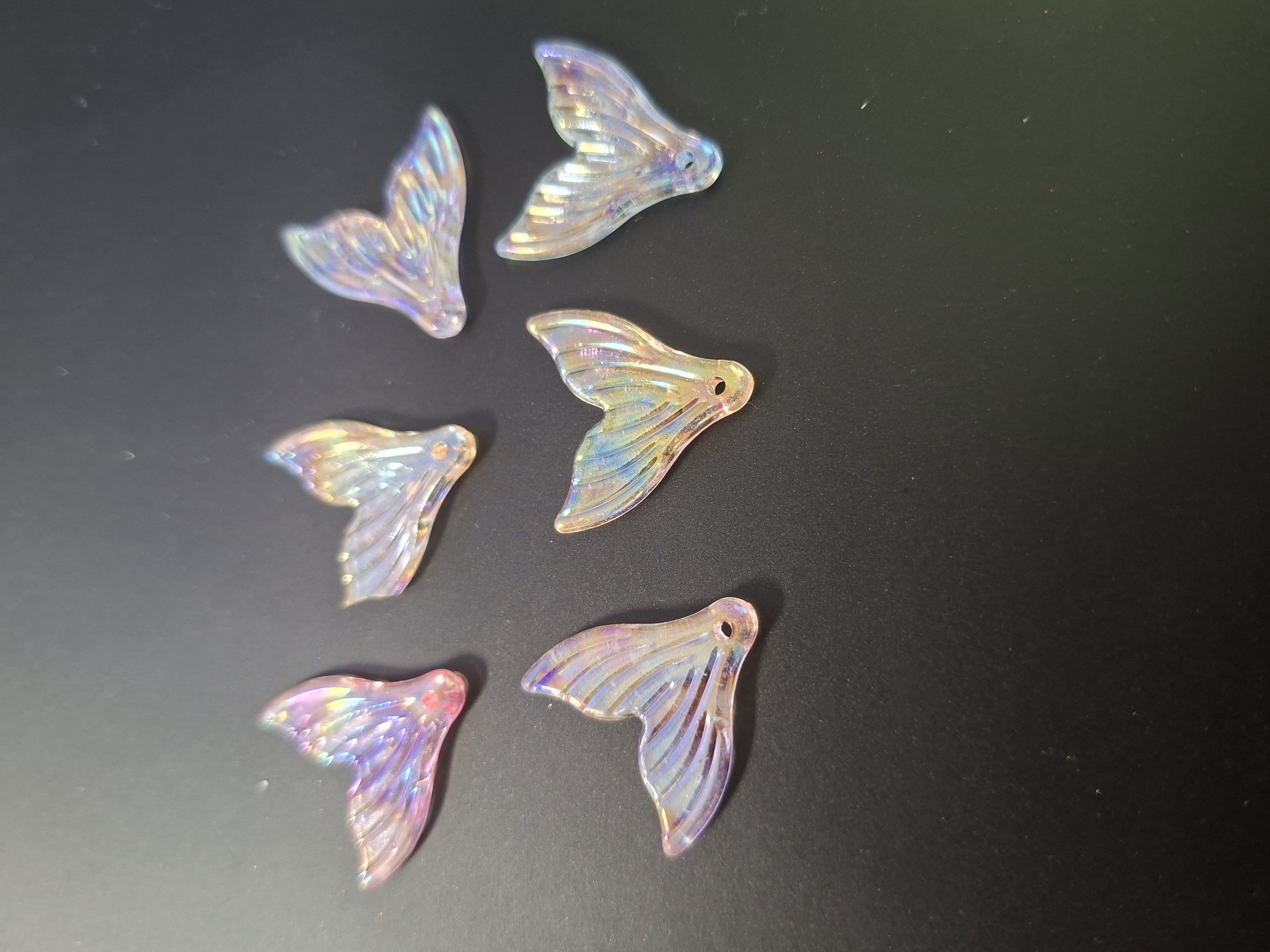 Zeemeermin Staart pastel kleuren 6 stuks