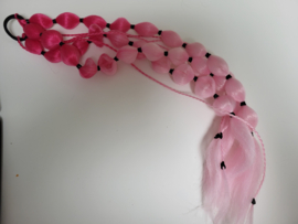 Bubble hair extensions Pink