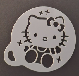 H Kitty -06  afmeting 7,5 x 7,5 cm