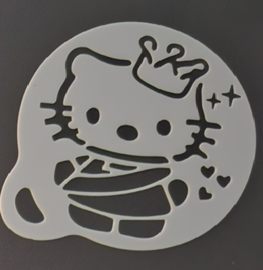 H Kitty -03  afmeting 7,5 x 7,5 cm