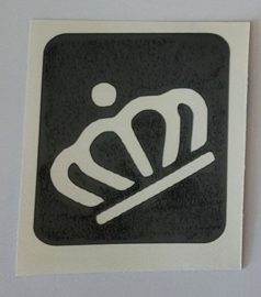 Konginsdag Glittertattoo Sjablonen set (25 sjablonen)