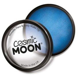 Moon  Face paint cake pots metallic Bue (36gr)