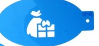 PXP Sinterklaas zak met cadeau Schmink Sjabloon