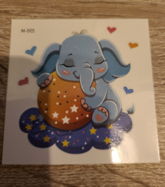 Water Tattoo Olifant M-005