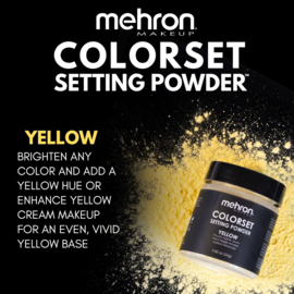 Mehron Colorset Setting Powder - Yellow  24 gram