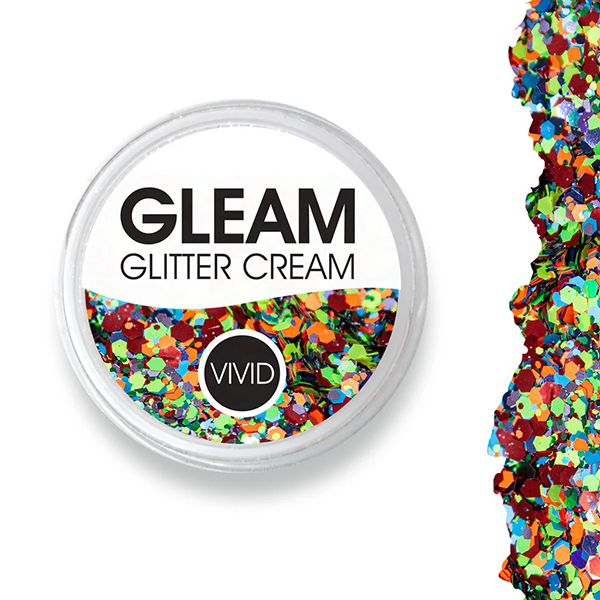 Vivid Gleam Glitter Cream Summer Rainbow 30 gram