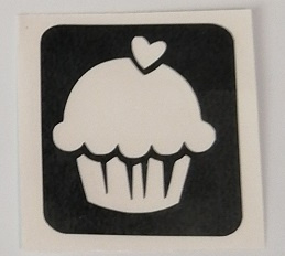 Cupcake met hartje