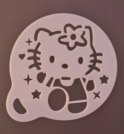 H Kitty -09  afmeting 7,5 x 7,5 cm