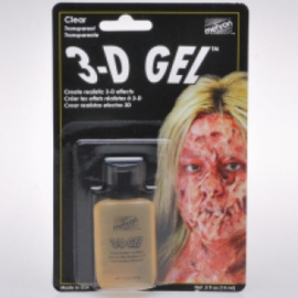 Mehron 3-D Gel - Clear -  (15 ml)