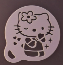 H Kitty -08  afmeting 7,5 x 7,5 cm