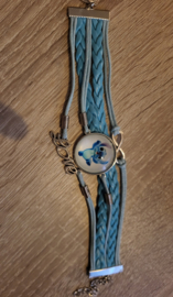 Stitch kinder armband 18 cm