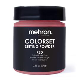 Mehron Colorset Setting Powder - Red 24 gram