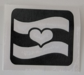 Konginsdag Glittertattoo Sjablonen set (25 sjablonen)