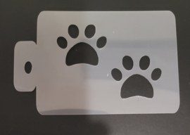 Honden pootjes Schmink Sjabloon  Eigen merk