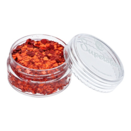 Superstar Chunky Glitter Cream  Orange & Red (Kielegat)