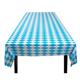Boland Tafelkleed Oktoberfest - 130 x 180 cm - blauw/wit