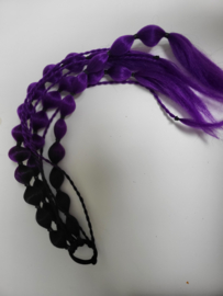 Bubble hair extensions Purple