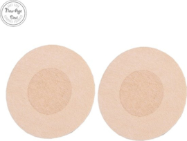 Tepel Stickers - Tepel Cover - 1 paar - Rond huidskleur