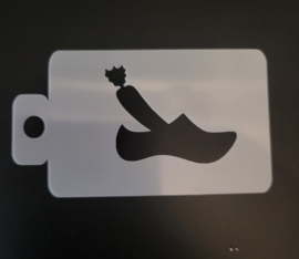 Schmink Sjabloon Sinterklaas wortel in schoen Eigen merk  8 x 5 cm