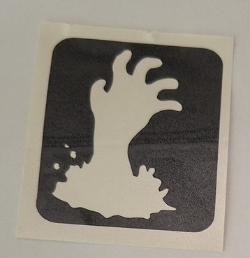 Hand uit graf
