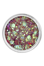 PXP pressed chunky holographic glitter cream Milkyway 