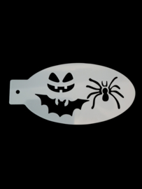 Halloween Schmink Sjabloon  14 x 8 cm