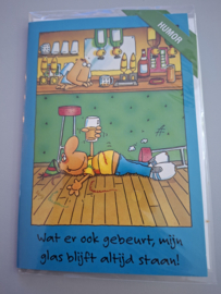 Wenskaart Verjaardag-20  incl. brievenbus verzending