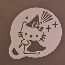 H Kitty -07  afmeting 7,5 x 7,5 cm