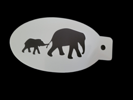Olifant Schmink Sjabloon EIgen merk