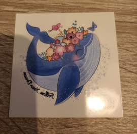 Water Tattoo  Walvis M-007
