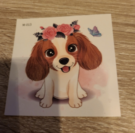 Water Tattoo Hondje   M-013