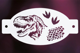 PXP T-Rex schmink stencil