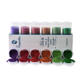 Superstr Golden Star Fine Glitter Mix 6-pack 90 ml