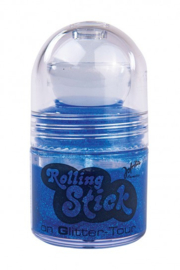 Rolling stick glitter Blauw 21 ml