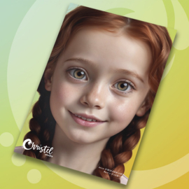 Schmink oefenbord Amber van Christel Studio A4 Formaat