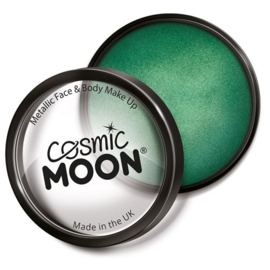 Moon  Face paint cake pots metallic groen  (36gr)