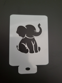 Olifant -01 Schmink Sjabloon EIgen merk