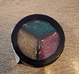 Jofrika Trio Glitter groen-goud-roze 4,5 cm