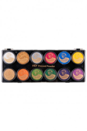 PXP Pressed powder palet pearl colours 12 x 5 gram