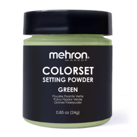 Mehron Colorset Setting Powder - Green  24 gram