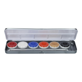 Superstar Aqua Face- and Bodypaint HOLLAND palette 6 colours