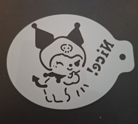 Sanrio -06  Schmink Stencil  10 x 8 cm
