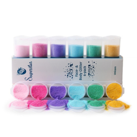 Superstar Unicorn Fine Glitter Mix 6-pack 90 ml