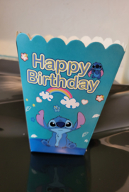 Popcorn -tractatie doosjes Stitch (per stuk)