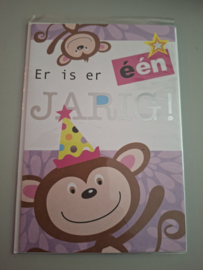 Wenskaart Verjaardag-19  incl. brievenbus verzending