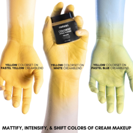 Mehron Colorset Setting Powder - Yellow  24 gram