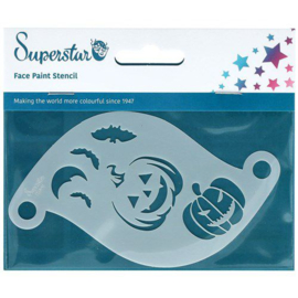 Superstar Face paint stencil  Face paint stencil Spooky pumpkins plus gratis vinger spons