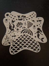 Zeemeermin  Divers  -01 15 x 15 cm