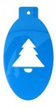 PXP Kerstboom Schmink Sjabloon