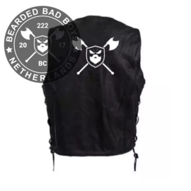 BBB Clubvest (leer) incl backpatch